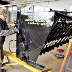 image of Used Chip Spreader Rebuilt Hopper
