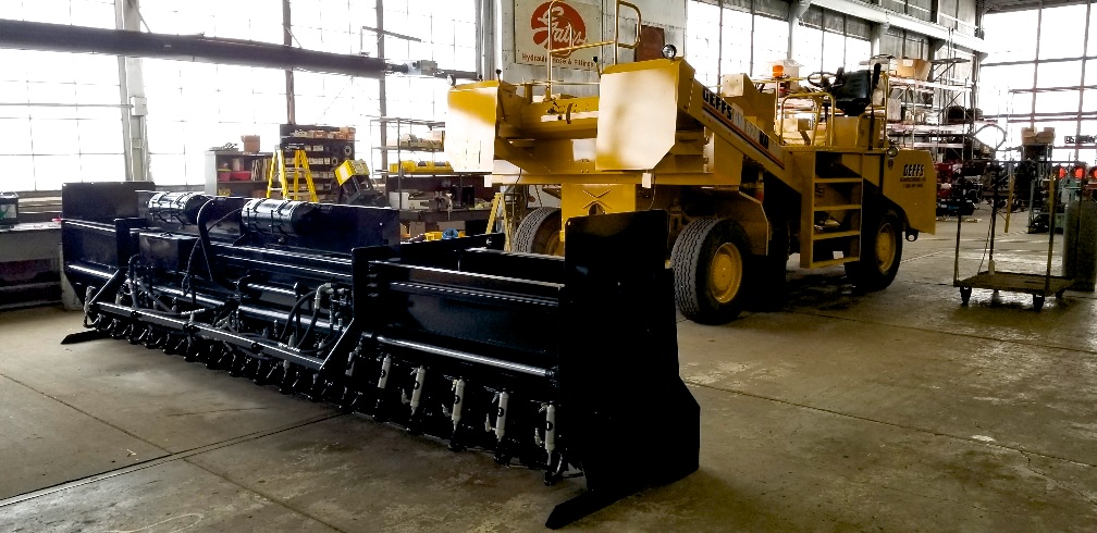 used chip spreader for sale with hopper