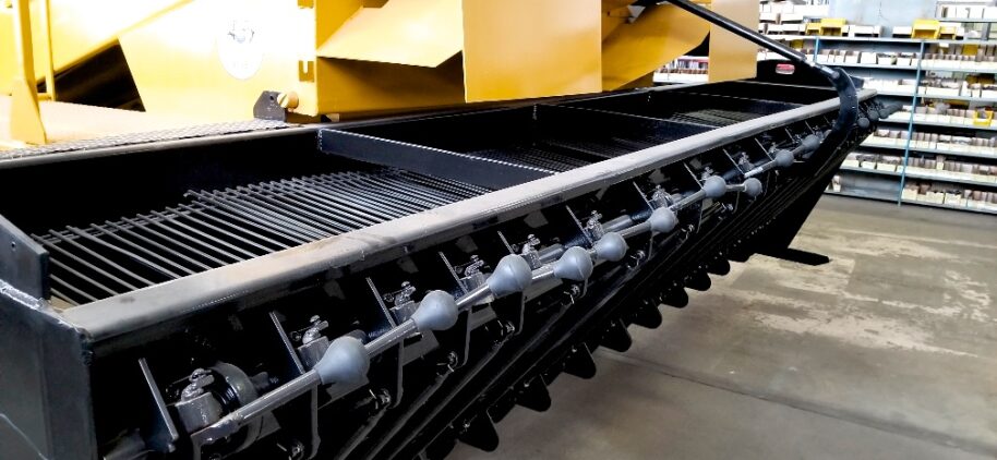 chip spreader hopper manual control