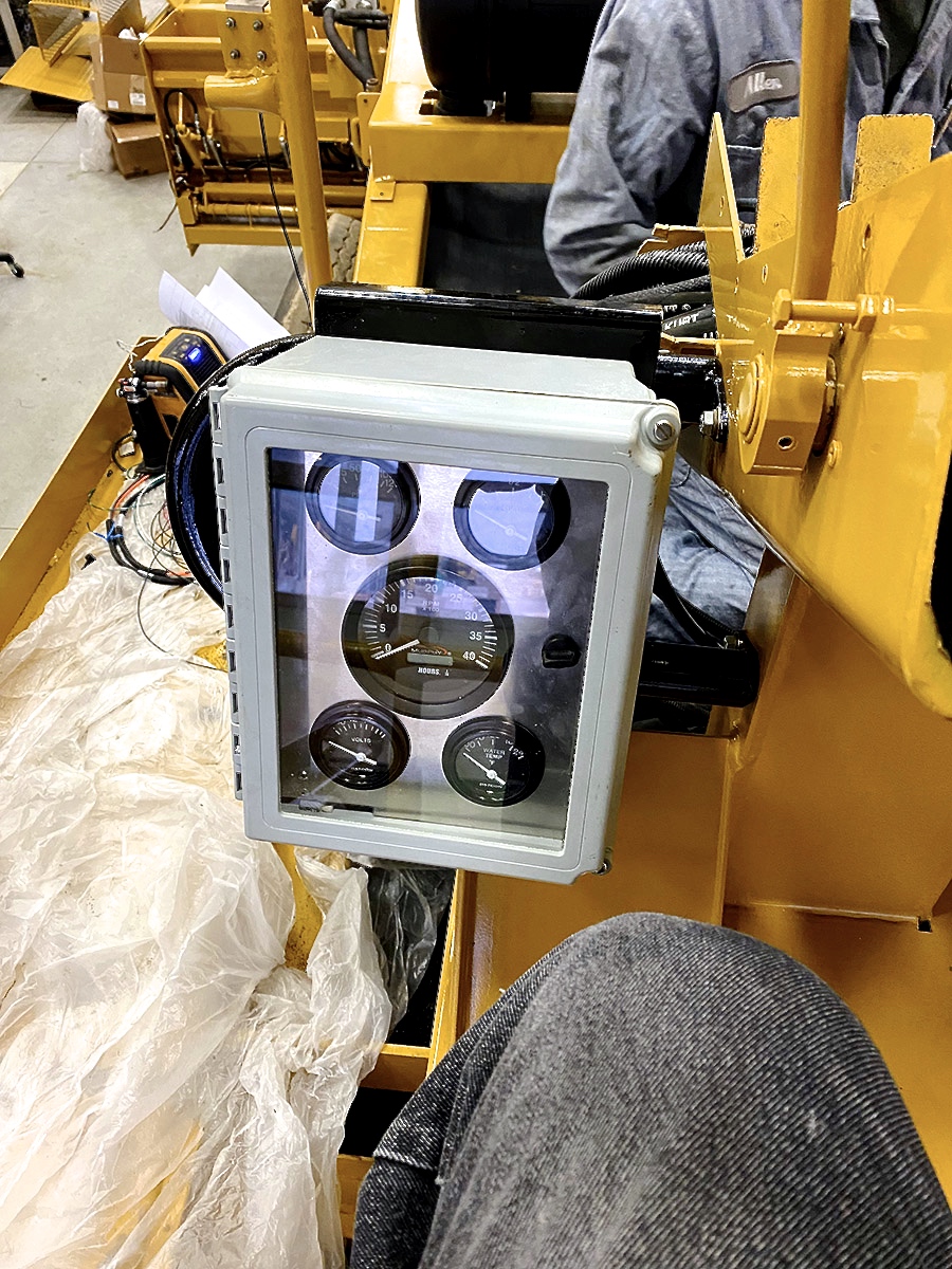 image of new etnyre chip spreader computer control system