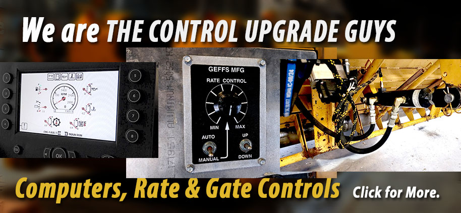 Used Chip Spreader Control Repairs and Upgrades image of various Used Chip Spreader Control Repair and Upgrade systems