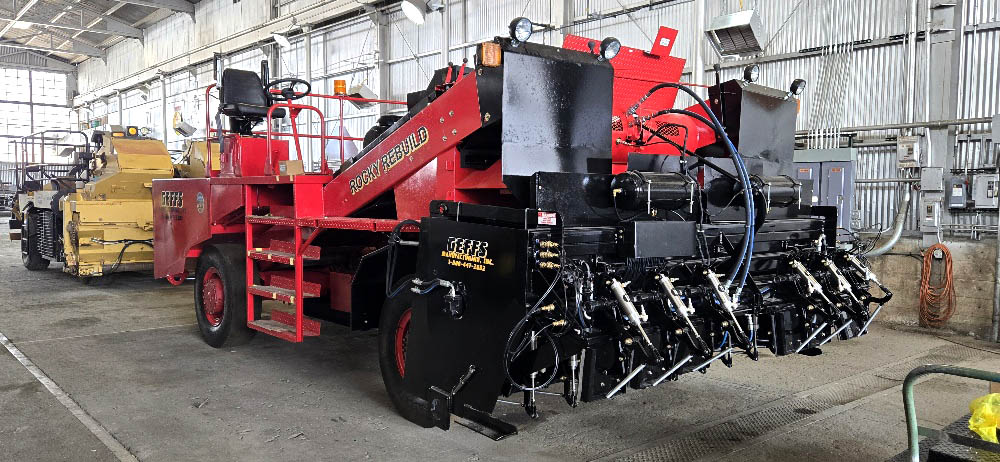 image of a rebuilt used chip spreader for sale